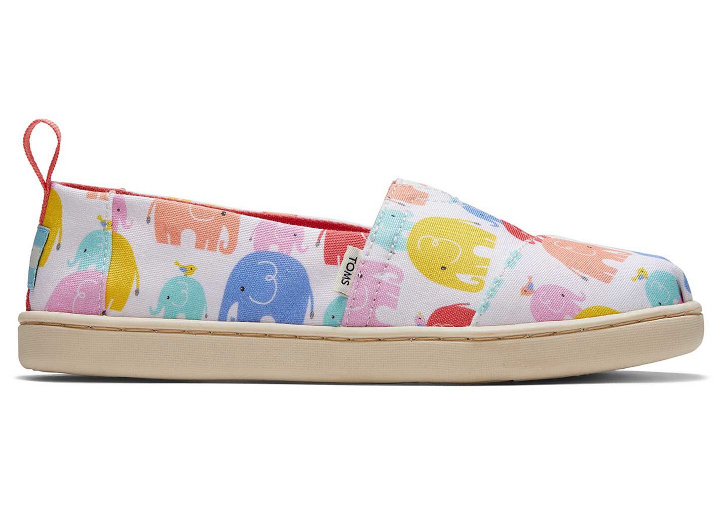 Toms Alpargata Youth Elephants Espadrille Multicolor - Kids - 20197-NBXG